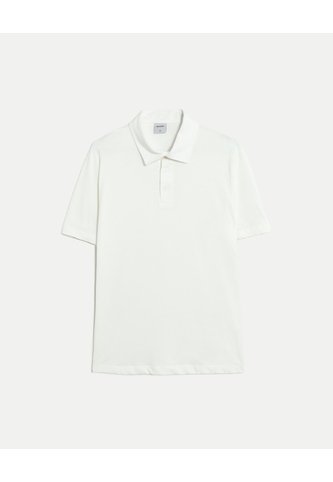 Polo Manga Corta Algodón  Para Hombre Blanco Atmos Atmos