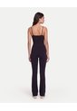 Enterizo Largo De Tiras Aerius Skin  Para Mujer Negro Atmos de Atmos