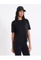 Camiseta Oversize Básica  Para Mujer Negro Atmos de Atmos
