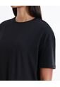 Camiseta Oversize Básica  Para Mujer Negro Atmos de Atmos