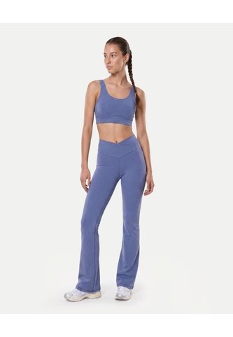 Top Soporte Medio Copas Y Escote U  Para Mujer Azul Atmos Atmos