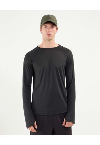 Camiseta Para Hombre Manga Larga Cuello Redondo Color Negro Marca Atmos #32090203 Atmos