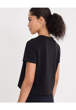 Camiseta Para Mujer Manga Corta Cuello Redondo Color Negro Marca Atmos #31090292