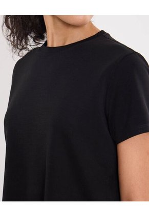 Camiseta Para Mujer Manga Corta Cuello Redondo Color Negro Marca Atmos #31090292