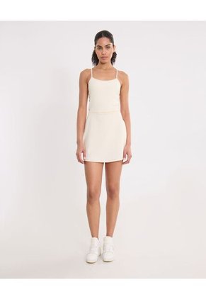 Vestido Para Mujer M/Sisa Corto Color Crema Marca Atmos #31170023