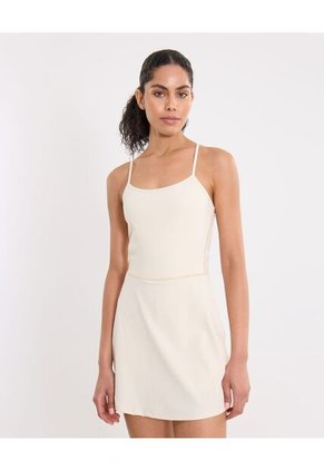 Vestido Para Mujer M/Sisa Corto Color Crema Marca Atmos #31170023