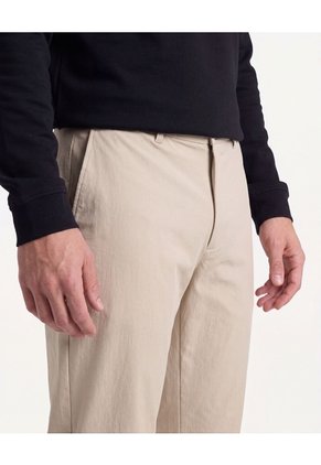 Pantalón Técnico Chino Flowtech  Para Hombre Crema Atmos