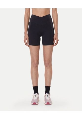 Short Pretina Cruzada Aerius Skin 15 Cm  Para Mujer Negro Atmos Atmos