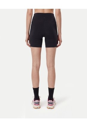 Short Pretina Cruzada Aerius Skin 15 Cm  Para Mujer Negro Atmos