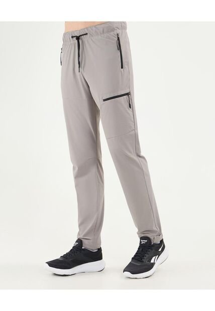 Pantalón Outdoor Básico  Para Hombre Gris Atmos