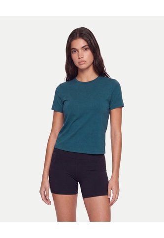 Camiseta Boxy Training  Para Mujer Verde Atmos Atmos