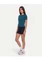 Camiseta Boxy Training  Para Mujer Verde Atmos de Atmos