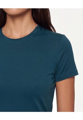 Camiseta Boxy Training  Para Mujer Verde Atmos
