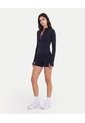 Buzo Full Zipper Ajustado  Para Mujer Negro Atmos de Atmos