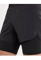 Bermuda Running Con Biker  Para Hombre Negro Atmos de Atmos