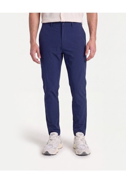 Pantalón Técnico Chino Flowtech  Para Hombre Azul Atmos
