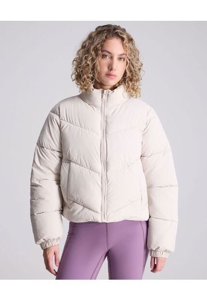 Chaqueta Para Mujer Acolchada Color Gris Claro Marca Atmos #31080041