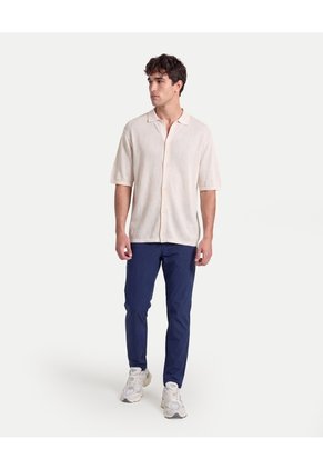 Pantalón Técnico Chino Flowtech  Para Hombre Azul Atmos
