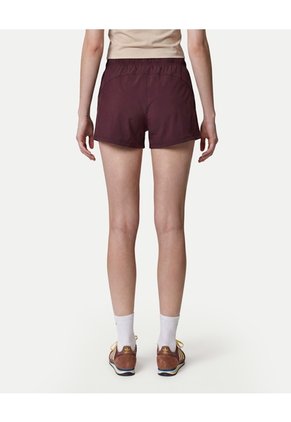 Short Running Con Brief Aeroflow  Para Mujer Café Atmos