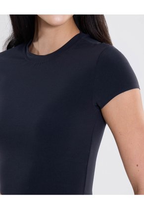 Camiseta Training Aerius Bonding  Para Mujer Negro Atmos