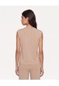 Camiseta Manga Sisa Amplia Plush  Para Mujer Crema Atmos de Atmos