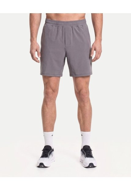 Bermuda Training 7 Pulgadas Con Biker Sabadel  Para Hombre Gris Atmos