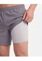 Bermuda Training 7 Pulgadas Con Biker Sabadel  Para Hombre Gris Atmos de Atmos