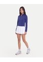 Buzo Cuello Alto Half Zipper  Para Mujer Azul Atmos de Atmos