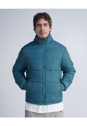 Chaqueta Para Hombre Acolchada Color Verde Marca Atmos #32080006