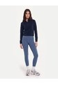 Buzo Deportivo Half Zipper  Para Mujer Azul Atmos de Atmos