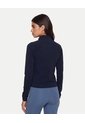 Buzo Deportivo Half Zipper  Para Mujer Azul Atmos de Atmos