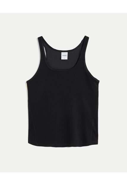 Camiseta Para Mujer Manga Sisa Cuello Redondo Color Negro Marca Atmos #31090287