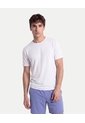 Camiseta Basica Training Nylflow  Para Hombre Blanco Atmos de Atmos