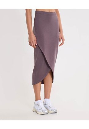 Falda Para Mujer Medio Color Morado Marca Atmos #31140030