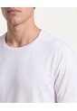 Camiseta Basica Training Nylflow  Para Hombre Blanco Atmos de Atmos