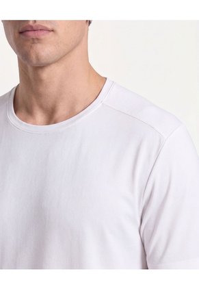 Camiseta Basica Training Nylflow  Para Hombre Blanco Atmos