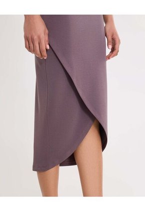 Falda Para Mujer Medio Color Morado Marca Atmos #31140030