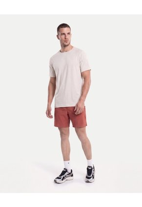 Short Training Con Biker Interno De 7 Pulgadas  Para Hombre Terracota Atmos