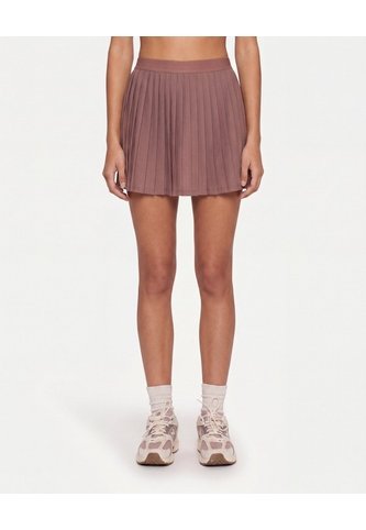 Falda Training Plisada Mesh  Para Mujer Morado Atmos Atmos