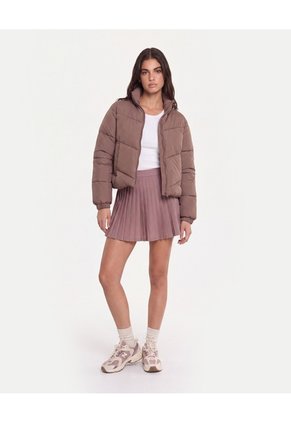 Falda Training Plisada Mesh  Para Mujer Morado Atmos