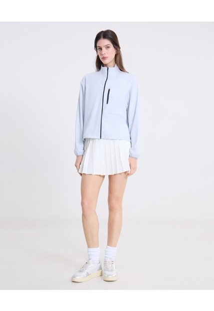 Chaqueta Full Zipper Hooka  Para Mujer Azul Atmos