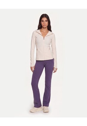 Chaqueta Hoodie Training Aeroflow  Para Mujer Blanco Atmos