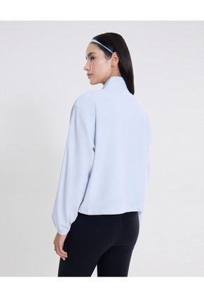 Chaqueta Full Zipper Hooka  Para Mujer Azul Atmos