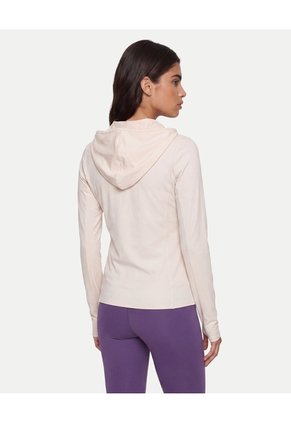 Chaqueta Hoodie Training Aeroflow  Para Mujer Blanco Atmos