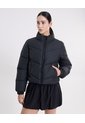 Chaqueta Acolchada Cuello Alto  Para Mujer Negro Atmos de Atmos