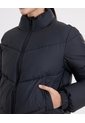 Chaqueta Acolchada Cuello Alto  Para Mujer Negro Atmos de Atmos
