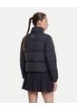 Chaqueta Acolchada Cuello Alto  Para Mujer Negro Atmos de Atmos