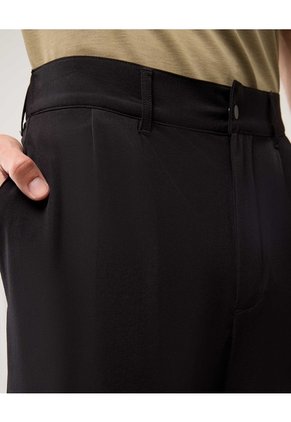 Pantalón Amplio Dustytech Ligero  Para Hombre Negro Atmos