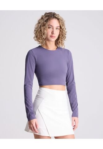 Camiseta Para Mujer Manga Larga Color Gris Oscuro Marca Atmos #31090149 Atmos