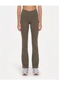 Leggings Flare Pretina Cruzada  Para Mujer Gris Atmos de Atmos